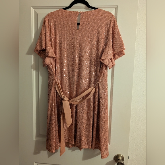 LC Lauren Conrad Pink Sequin Mini Dress - Picture 4 of 4